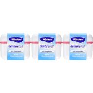 Wisdom Dentures Bath Bowl Holder White With Rising Basket - Pack of 3