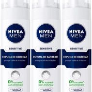 Nivea Men Sensitive Shave Foam Ultra Glide 200ml - Pack of 3