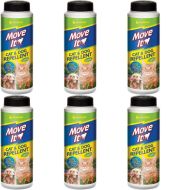 Pestshield Move It Cat and Dog Garden Repellent 240g tub on a garden path
