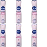 Nivea Pearl and Beauty Deodorant 150ml - Pack of 6