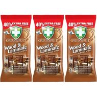 Greenshield 4 In 1 Wood & Laminate Surface Wipes 70 Wipes - Pack of 3