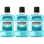 Listerine Cool Mint Mouthwash 1 Litre - Pack of 3