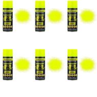 Paint Factory All Purpose Neon Yellow Spray Can 400 ml - Pack of 6