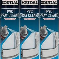 Soudal PVC Spray Cleaner 750ml - Pack of 3
