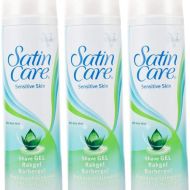Gillette Satin Care Sensitive Skin Shaving Gel 200ml - Pack of 3