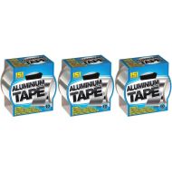 Silver Aluminium Tape 48mm X 10 Metres - Pack of 3