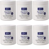 XBC Aqueous Body Cream Soothes Softens & Moisturizes Dry Skin 500 ml - Pack of 6