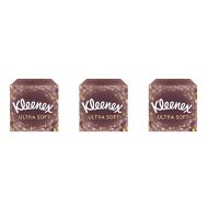 Kleenex Ultra Soft Facial Tissues box on a clean bedside table
