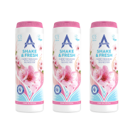 Astonish Shake & Fresh Carpet Freshener Pink Blossom 400g - Pack of 3
