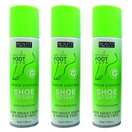 Beauty Formulas Odour Control Foot & Shoe Care Spray 150ml - Pack of 3