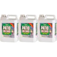 Everbuild Patio Wizard Algae, Green Growth and Mould Remover 1 Litre - Pack of 3