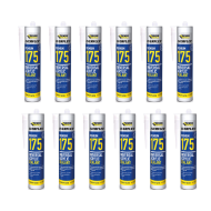 Everbuild 175 Universal Acrylic Sealant 300ml - Pack of 12