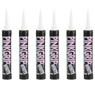 Everbuild Pinkgrip Solvent Free Grab Adhesive 380ml - Pack of 6