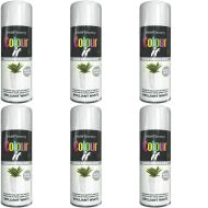 Paint Factory White Gloss Spray Paint Interior & Exterior 250ml - Pack of 6