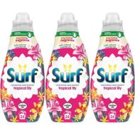 Surf Tropical Lily Laundry Liquid 24 Washes 648ml - Pack of 3