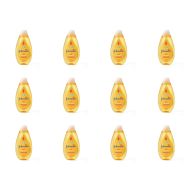 Johnson's Baby Bath 300ml hypoallergenic tear-free formula for newborn daily cleansingJohnson's Baby Shampoo 500ml bottle on a clean bathroom shelf
