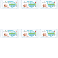 Natura Baby Wipes Sensitive Newborn Biodegradable 60 Wipes pack on a nursery shelf

