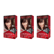 Revlon Colorsilk Hair Colour Dark Mahogany Brown 32 - Pack of 3
