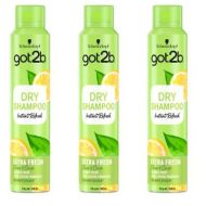 Schwarzkopf got2b Fresh It Up Extra Fresh Dry Shampoo 200ml - Pack of 3