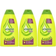 Vosene Kids 3in1 Conditioning Shampoo with Head Lice Repellent 250ml - Pack of 3
