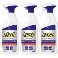 Flash Professional Multi-Purpose Cleaner with Bleach Spray 750ml - Pack of 3