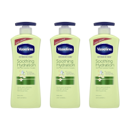 Vaseline Intensive Care Aloe Soothe Soothing Hydration Body Lotion 600ml - Pack of 3
