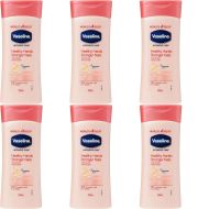 Vaseline Healthy Hands & Stronger Nails Lotion 200ml - Pack of 6