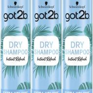 Schwarzkopf got2b Fresh It Up Dry Shampoo Extra Volume 200ml - Pack of 3