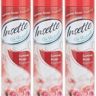 Insette Air Freshener Summer Rose 300ml - Pack of 3
