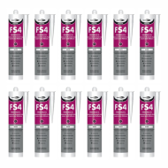 Bond It Premiere FS4 Fireshield AC White Sealant & Adhesive 310ml - Pack of 12