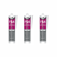 Bond It Premiere FS4 Fireshield AC White Sealant & Adhesive 310ml - Pack of 3