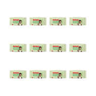 Huggies Natural Care Baby Wipes pack of 48 on a clean nursery changing table
