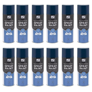 151 Blue Gloss Multi Purpose Aerosol Spray Paint 400ML - Pack of 12