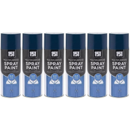 151 Blue Gloss Multi Purpose Aerosol Spray Paint 400ML- Pack of 6