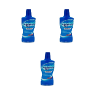 Aquafresh Extra Fresh Mouthwash Fresh Mint 500ml (Dark Blue) - Pack of 3