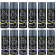 Paint Factory Hammer Effect Interior & Exterior Spray paint Grey 400ml - Pack of 12