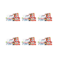 Aquafresh Little Teeth Toothpaste for Kids 3-5 Years 50ml - Pack of 6