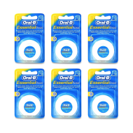 Oral B Dental Floss Essential Regular 50ml - Pack of 6