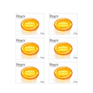 Pears Transparent Soap Natural Oils Gentle Clean 100g - Pack of 6