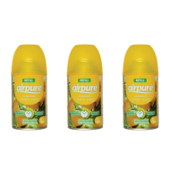 Airpure Automatic Air Freshener Refill Citrus Zing 250ml canister