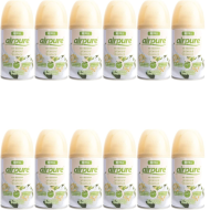 Airpure Auto Air Freshener Refill Jasmine Essence 250ml can on a living room shelf
