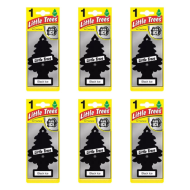 Little Trees Car Air Freshener Black Ice - Pack of 6