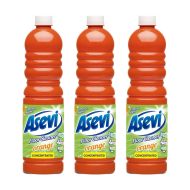 Asevi Orange Concentrated Floor Cleaner Liquid 1 Litre - Pack of 3