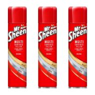 Mr Sheen Multi Surface Polish Original 250ml spray bottle on a wooden surface
