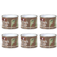 151 Coatings High Gloss Dark Oak Wood Varnish Tin 180ML - Pack of 6