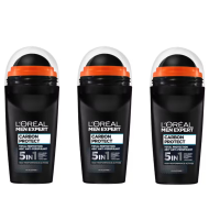 L'Oréal Men Expert Carbon Protect anti-perspirant roll-on deodorant 50ml bottle
