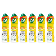 Cif Cream Cleaner Lemon 500ML - Pack of 6
