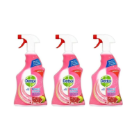 Dettol Power & Fresh Pomegranate Antibacterial Multi Purpose Spray 1 Litre - Pack of 3