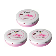 Dove Nourishing Body Care Beauty Cream 75ml - Pack of 3