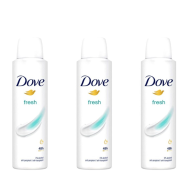 Dove Fresh Anti-perspirant Deodorant Spray 150ml - Pack of 3